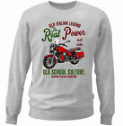 Vintage Italian Motorcycle Guzzi California - New Cotton Sweatshirt