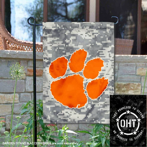 Clemson Operation Hat Trick Garden Flag and Yard Banner Cover