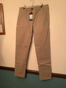SEASE kamelfarbene Baumwollmischung Chinos M (34x32,5) neu mit Etikett unverbindliche Preisempfehlung des Herstellers 349 $ - Bild 1 von 4
