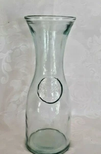 Authentic 100% Recycled Glass 10” Carafe for Wine, Water, or Whatever - Picture 1 of 4