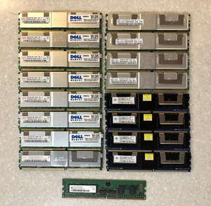 (16) Samsung / Hynix / Nanya RAM Desktop 2GB RAM Modules 2Rx4 PC2-5300F-555-11 - Picture 1 of 5