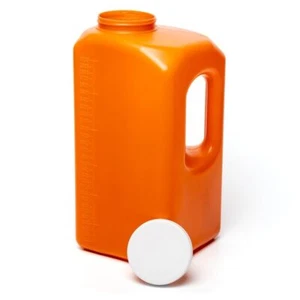 Portable Large Male Urinal with Leak Proof Screw Cap Lid - Picture 1 of 8
