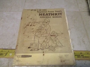 Vintage Heathkit Assembly Manual 1-30 VDC Regulated Power Supply IP-28 Book - Bild 1 von 4