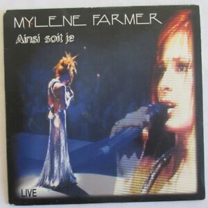 MYLÈNE FARMER - CD SINGLE "AINSI SOIT-JE - LIVE"