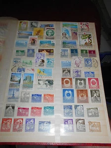 Album -Seite mit alten Briefmarken Rumänien Romina Romana - Picture 1 of 1
