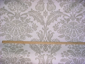 9-5/8Y Kravet Couture Gesture Taupe French Floral Linen Print Upholstery Fabric - Picture 1 of 4