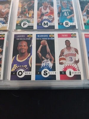 Coll. 1996 Choice Shaquille O', Joe Smith, Allen Iverson Foto 1 de 4