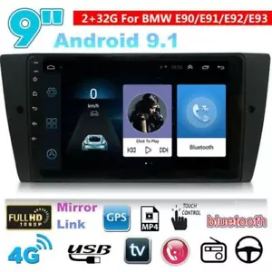 9 INCH Android Radio GPS Navigation Stereo Head Unit For BMW 325i 328i 330i 335i - Bild 1 von 12