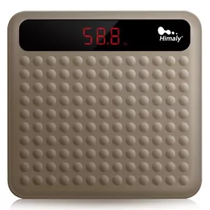 Bathroom Scale Weight Digital Large LCD Display Tempered Glass 400 lbs - Picture 1 of 7