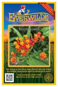 500 Blutblumen Wildblumensamen - Everwilde Farms Mylar Samen Paket - Bild 1 von 2