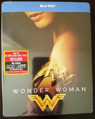 DC Comics WONDER WOMAN Blu-ray Italy Limited Ed. Exclusive Artwork STEELBOOK - Image 1 of 4