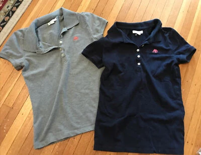 AEROPOSTALE A87 Girls Lot Of 2 Short Sleeve Polo Shirt Top Size:Medium EUC - Image 1 of 4