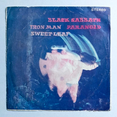 BLACK SABBATH - SWEET LEAF EP 7" 45 - RARE THAI PRESS - OZZY OSBOURNE THAILAND - Image 1 of 4