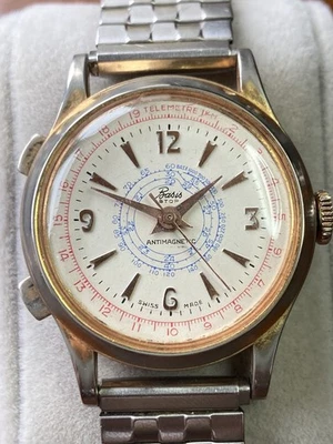 Reloj suizo vintage para hombre BASE CHRONOSTOP AÑOS 50 - BFG 670 Chronostop Foto 1 de 4