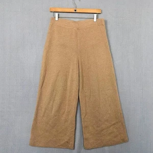 J.Crew Wide Leg Sweater Pants Wool Blend Knit Pants Lounge Sz Medium - Picture 1 of 8