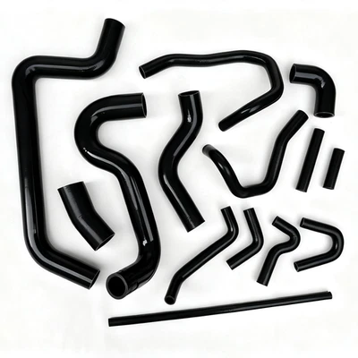 Black For North America Ford Ranger 2.3L 4Cyl 1989-1992 Silicone Radiator Hose Foto 1 de 2