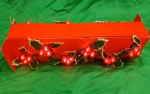 Vintage Light Up Holly Bright Christmas Lights - Picture 1 of 3