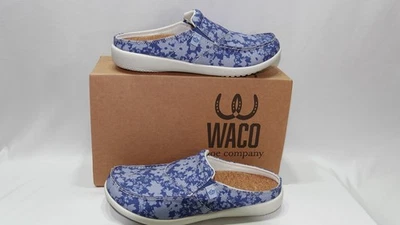 Spenco Feminino Siesta Vintage Mule Floral, Azul Escuro, 11 - Imagem 1 de 4