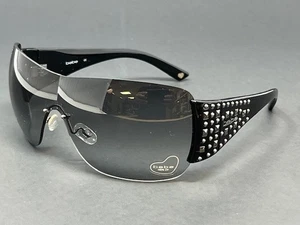 Bebe Affectionate BB7013-Jet 120mm Gray Lens Shield Women's Sunglasses - Picture 1 of 9