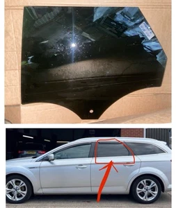Ford Mondeo Mk4. Estate. 2010 - 2014. . Window In Door Passenger Rear Left TINT - Picture 1 of 5