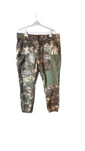 Pantaloni cargo vintage Hustle Gang mimetici da uomo taglia 42 Y2K (40) hip hop streetwear - Foto 1 di 15