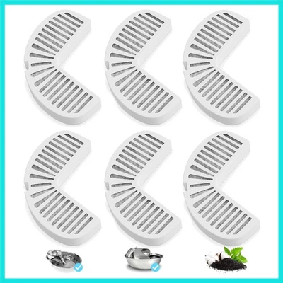 Fuente de agua para gatos s, paquete de 3 repuestos s para fuente de cerámica y acero inoxidable... Foto 1 de 4