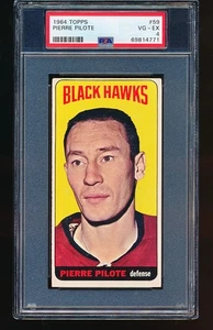 1964 Topps PIERRE PILOTE #59 PSA 4 - No Creases - Picture 1 of 2