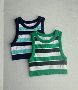 Aerie x OFFLINE Women's Set of 2 Ribbed Seamless High Neck Sports Bra Size Small - Picture 1 of 10