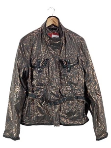 WELLENSTEYN Damen Regenjacke Ayala L Schwarz Gold Elegant - Bild 1 von 5