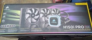 Corsair CW-9060031-WW Hydro Series H150i Pro RGB 360mm Liquid CPU Cooler - Picture 1 of 2
