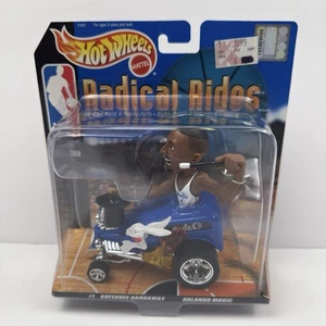 Hot Wheels NBA Radical Rides Anfernee Hardaway Orlando Magic Die-Cast 1998 Nuevo en caja - Imagen 1 de 14