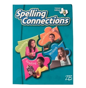 Spelling Connections Grade 6 Texas Edition Hardcover -Like New - Bild 1 von 10