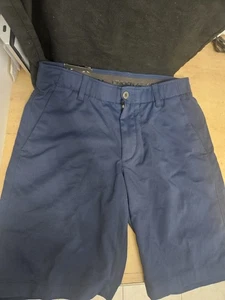 Under Armour UA Mens Golf Storm Drive Shorts Size 32 Solid Blue NEW - Picture 1 of 5