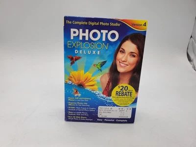 Photo Explosion Deluxe Version 4 (Nova)- Photo Editing Software -New SEALED - Image 1 of 4
