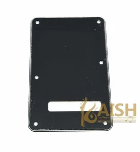 Placa Trasera de Guitarra Estilo ST/Strat Trémolo Trem Cubierta Negra 3 Capas - Imagen 1 de 2