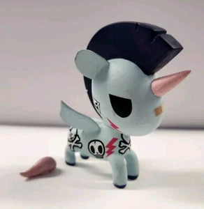 tokidoki Unicorno Series 1 Vinyl Mystery Mini Figure Pogo Blue Punk Rock Mohawk - Picture 1 of 4