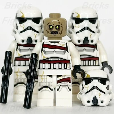LEGO® Star Wars Night Trooper Minifigure Ahsoka Zombie Stormtrooper 75385 x 3 - Image 1 of 3