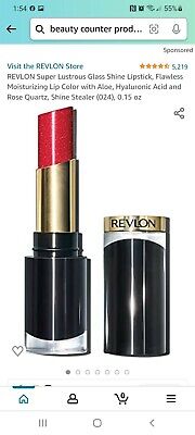 New Lot Of 2, REVLON Super Lustrous Glass Shine Lipstick • 8.49$
