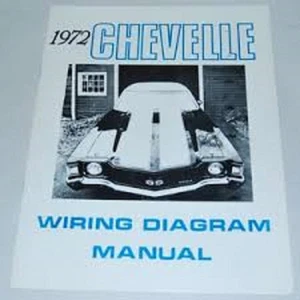 1972 Chevrolet Chevelle Wiring Diagram Manual - Picture 1 of 1