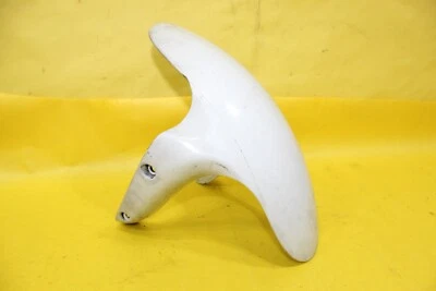 2003 03-07 Buell XB9R FIREBOLT GUARDABARROS DELANTERO RUEDA NEUMÁTICO GUARDABARROS CUBIERTA BLANCO Foto 1 de 4