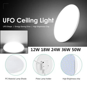 Super Bright LED Ceiling Light Panel Bathroom Kitchen Living Room Wall Down Lamp - Picture 1 of 17