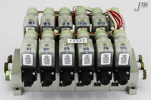 13322 NUMATICS 12 SOLENOID VALVES MANIFOLD ASSY 031SS4154000061 - Picture 1 of 6