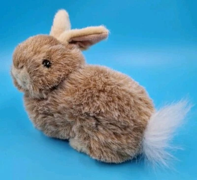 Kleiner Plüsch Hase Kaninchen 15 cm Hell - Braun Stofftier Kuscheltier Top - Bild 1 von 4
