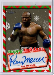 Ray Mercer 2022 Leaf Holiday Auto Autograph Boxing Legend - Picture 1 of 2
