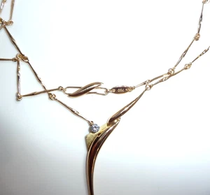 Collar Cadena Diseño Creativo en Oro Amarillo 750 Largo 44,0 cm 13 gr - Imagen 1 de 8