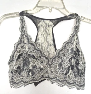 Felina Grey lace bralette sz Medium - Picture 1 of 2