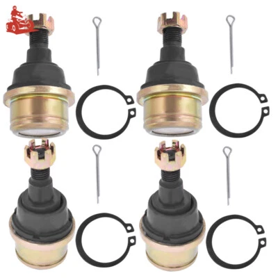 For Honda Foreman,Rincon, Rancher, Pioneer New 4x Upper & Lower Ball Joints - Image 1 of 4