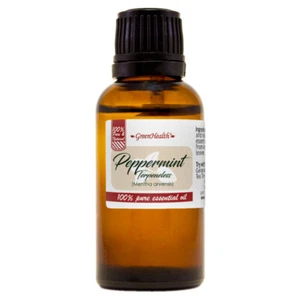 Peppermint Essential Oil(Terpeneless)-1 fl oz-Amber Glass Bottle w/ Euro Dropper - Picture 1 of 6