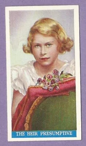 1937 Godfrey THE HEIR PRESUMPTIVE #36 Queen Elizabeth Princess Coronation - Picture 1 of 2