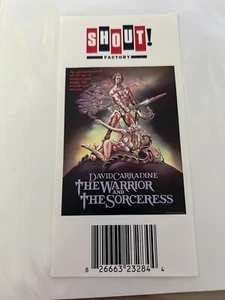 Póster The Warrior and The Sorceress Edición Limitada de Shout Factory Nuevo - Imagen 1 de 1